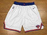 Knicks White Nike Authentic Shorts,baseball caps,new era cap wholesale,wholesale hats