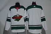 Minnesota Wild Blank White Adidas Stitched Jersey,baseball caps,new era cap wholesale,wholesale hats