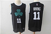 Nike Boston Celtics #11 Kyrie Irving Black Clover Logo Swingman Stitched NBA Jersey,baseball caps,new era cap wholesale,wholesale hats