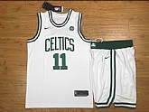 Nike Boston Celtics #11 Kyrie Irving White Swingman Stitched NBA Jersey(With Shorts),baseball caps,new era cap wholesale,wholesale hats