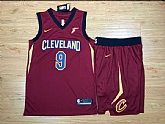 Nike Cleveland Cavaliers #9 Dwyane Wade Red Swingman Stitched NBA Jersey(With Shorts),baseball caps,new era cap wholesale,wholesale hats