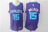 Nike Hornets #15 Kemba Walker Purple Swingman Stitched NBA Jersey,baseball caps,new era cap wholesale,wholesale hats