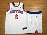 Nike Knicks #6 Kristaps Porzingis White Swingman Stitched NBA Jersey(With Shorts),baseball caps,new era cap wholesale,wholesale hats