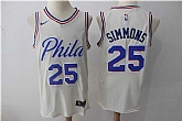 Nike Philadelphia 76ers #25 Ben Simmons Cream City Edition Swingman Stitched NBA Jersey,baseball caps,new era cap wholesale,wholesale hats