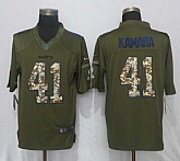 Nike Saints #41 Alvin Kamara Green Salute To Service Limited Jersey,baseball caps,new era cap wholesale,wholesale hats