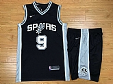 Nike San Antonio Spurs #9 Tony Parker Black Swingman Stitched NBA Jersey(With Shorts),baseball caps,new era cap wholesale,wholesale hats
