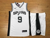 Nike San Antonio Spurs #9 Tony Parker White Swingman Stitched NBA Jersey(With Shorts),baseball caps,new era cap wholesale,wholesale hats