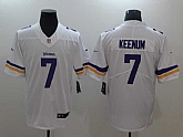 Nike Vikings #7 Case Keenum White Vapor Untouchable Player Limited Jersey,baseball caps,new era cap wholesale,wholesale hats