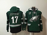 Philadelphia Eagles #17 Alshon Jeffery Green All Stitched Hooded Sweatshirt,baseball caps,new era cap wholesale,wholesale hats