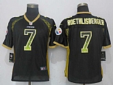 Women Nike Pittsburgh Steelers #7 Ben Roethlisberger Black Drift Fashion Jersey,baseball caps,new era cap wholesale,wholesale hats