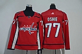 Women Washington Capitals #77 T.J. Oshie Red Adidas Stitched Jersey,baseball caps,new era cap wholesale,wholesale hats