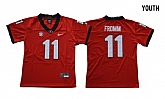Youth Georgia Bulldogs #11 Jake Fromm Red College Football Jersey,baseball caps,new era cap wholesale,wholesale hats