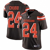 Nike Browns 24 Nick Chubb Brown Vapor Untouchable Limited Jersey Dzhi,baseball caps,new era cap wholesale,wholesale hats