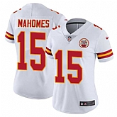 Women Nike Chiefs 15 Patrick Mahomes White Vapor Untouchable Limited Jersey,baseball caps,new era cap wholesale,wholesale hats