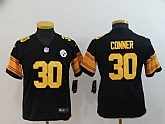 Youth Nike Steelers 30 James Conner Black Color Rush Limited Jersey,baseball caps,new era cap wholesale,wholesale hats