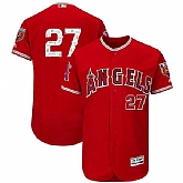 Angels 27 Mike Trout Red 2018 Spring Training Flexbase baseball Jerseys,baseball caps,new era cap wholesale,wholesale hats