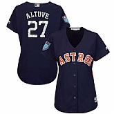 Astros 27 Jose Altuve Navy Women 2018 Spring Training Cool Base baseball Jerseys,baseball caps,new era cap wholesale,wholesale hats