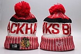 Blackhawks Team Logo Knit Hat,baseball caps,new era cap wholesale,wholesale hats