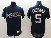 Braves 5 Freddie Freeman Navy 2018 Spring Training Flexbase baseball Jerseys,baseball caps,new era cap wholesale,wholesale hats