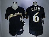 Brewers 6 Lorenzo Cain Navy Flexbase baseball Jerseys,baseball caps,new era cap wholesale,wholesale hats