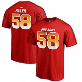 Broncos 58 Von Miller AFC NFL Pro Line by Fanatics Branded 2018 Pro Bowl Stack Name & Number T Shirt Red,baseball caps,new era cap wholesale,wholesale hats