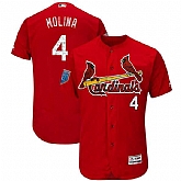 Cardinals 4 Yadier Molina Red 2018 Spring Training Flexbase baseball Jerseys,baseball caps,new era cap wholesale,wholesale hats