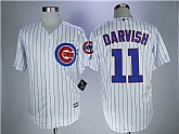 Cubs 11 Yu Darvish White Cool Base baseball Jerseys,baseball caps,new era cap wholesale,wholesale hats