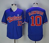 Expos 10 Andre Dawson Blue Cooperstown Collection Mesh Batting Practice baseball Jerseys,baseball caps,new era cap wholesale,wholesale hats
