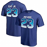 Lions 23 Darius Slay Jr NFC NFL Pro Line by Fanatics Branded 2018 Pro Bowl Stack Name & Number T Shirt Royal,baseball caps,new era cap wholesale,wholesale hats