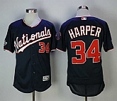 Nationals 34 Bryce Harper Navy 2018 All-Star Game Flexbase baseball Jerseys,baseball caps,new era cap wholesale,wholesale hats