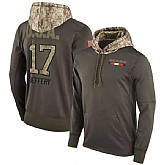 Nike Bears 17 Alshon Jeffery Men's Olive Salute To Service Pullover Hoodie,baseball caps,new era cap wholesale,wholesale hats