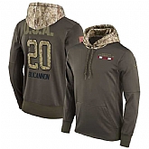 Nike Cardinals 20 Deone Bucannon Men's Olive Salute To Service Pullover Hoodie,baseball caps,new era cap wholesale,wholesale hats