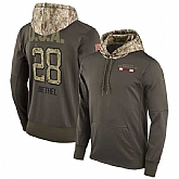 Nike Cardinals 28 Justin Bethel Men's Olive Salute To Service Pullover Hoodie,baseball caps,new era cap wholesale,wholesale hats