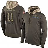 Nike Lions 11 Marvin Jones Jr Men's Olive Salute To Service Pullover Hoodie,baseball caps,new era cap wholesale,wholesale hats