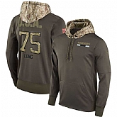 Nike Raiders 75 Howie Long Men's Olive Salute To Service Pullover Hoodie,baseball caps,new era cap wholesale,wholesale hats