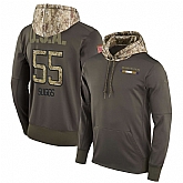 Nike Ravens 55 Terrell Suggs Men's Olive Salute To Service Pullover Hoodie,baseball caps,new era cap wholesale,wholesale hats
