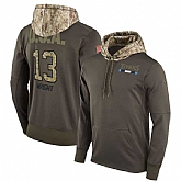 Nike Titans 13 Kendall Wright Men's Olive Salute To Service Pullover Hoodie,baseball caps,new era cap wholesale,wholesale hats