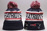 Patriots Team Logo Navy Knit Hat,baseball caps,new era cap wholesale,wholesale hats