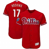 Phillies 17 Rhys Hoskins Red 2018 Spring Training Flexbase baseball Jerseys,baseball caps,new era cap wholesale,wholesale hats