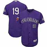 Rockies 19 Charlie Blackmon Purple 2018 Spring Training Flexbase baseball Jerseys,baseball caps,new era cap wholesale,wholesale hats