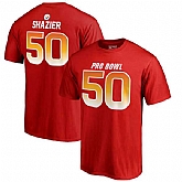 Steelers 50 Ryan Shazier AFC NFL Pro Line by Fanatics Branded 2018 Pro Bowl Name & Number T Shirt Red,baseball caps,new era cap wholesale,wholesale hats