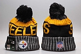 Steelers Team Logo Yellow Knit Hat,baseball caps,new era cap wholesale,wholesale hats