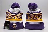 Vikings Team Logo Purple Knit Hat,baseball caps,new era cap wholesale,wholesale hats