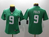 Women Nike Eagles 9 Nick Foles Green Throwback Vapor Untouchable Player Limited Jersey,baseball caps,new era cap wholesale,wholesale hats