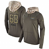 Women Nike Lions 68 Taylor Decker Olive Salute To Service Pullover Hoodie,baseball caps,new era cap wholesale,wholesale hats