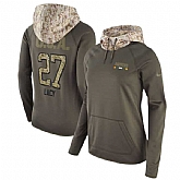 Women Nike Packers 27 Eddie Lacy Olive Salute To Service Pullover Hoodie,baseball caps,new era cap wholesale,wholesale hats