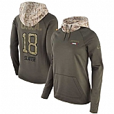 Women Nike Patriots 18 Matthew Slater Olive Salute To Service Pullover Hoodie,baseball caps,new era cap wholesale,wholesale hats