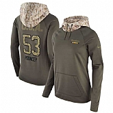 Women Nike Steelers 53 Maurkice Pouncey Olive Salute To Service Pullover Hoodie,baseball caps,new era cap wholesale,wholesale hats