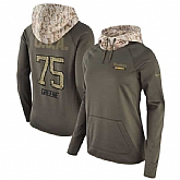 Women Nike Steelers 75 Joe Greene Olive Salute To Service Pullover Hoodie,baseball caps,new era cap wholesale,wholesale hats