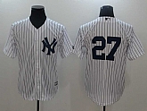 Yankees 27 Giancarlo Stanton White New Cool Base baseball Jerseys,baseball caps,new era cap wholesale,wholesale hats